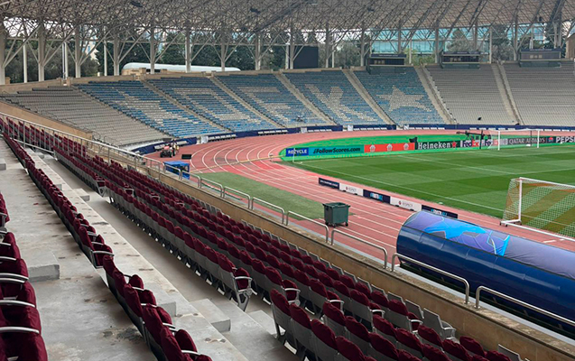 Respublika stadionunda ÇL öncəsi dəyişikliklər - VİDEO